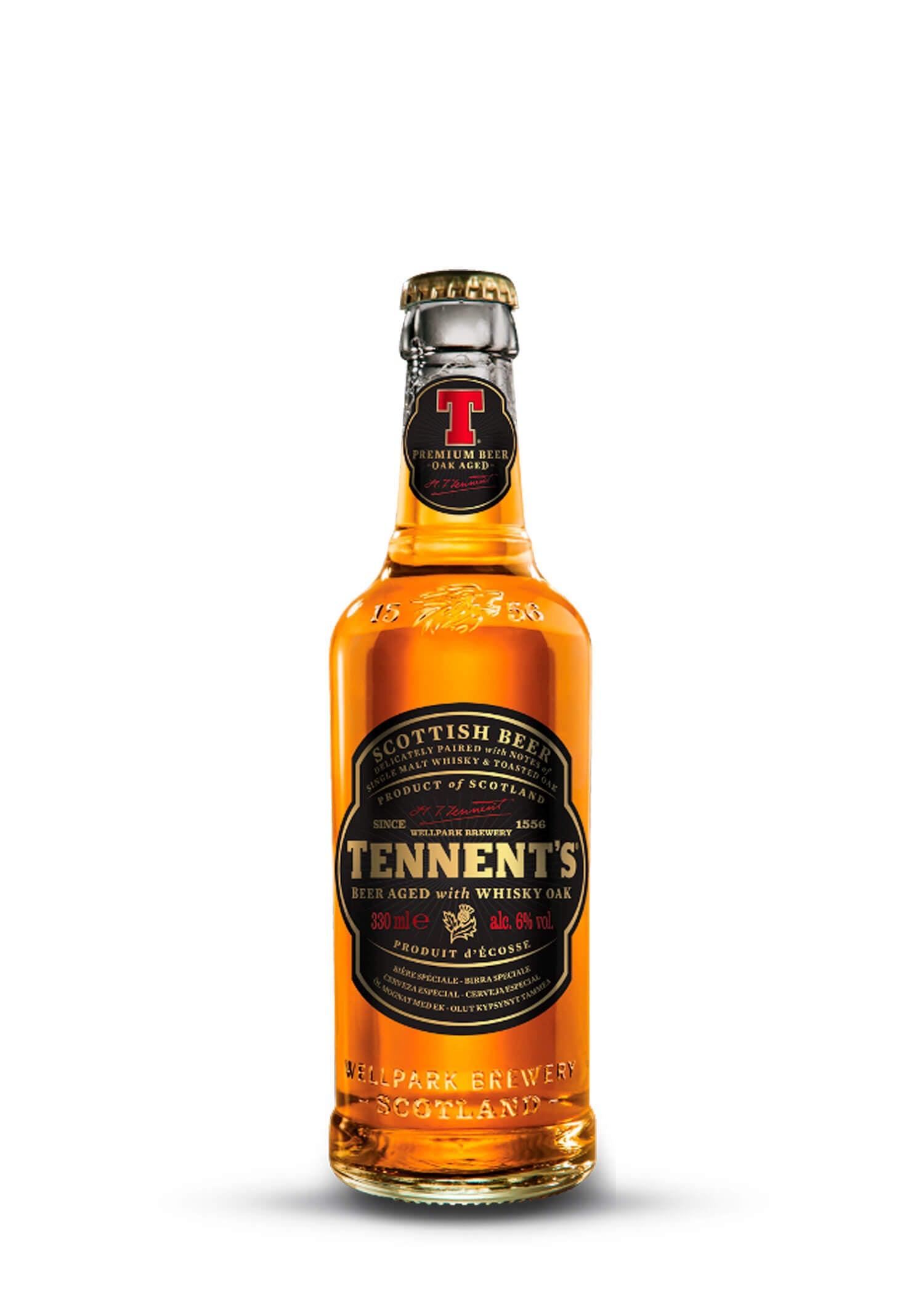 Tennent's Barrel Aged Whisky Oak 33 cl - Escerveza