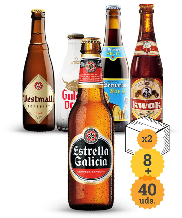 Estrella Galicia + Descubrimientos belgas - Escerveza