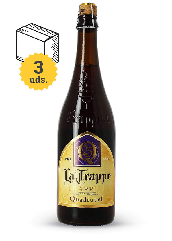 La Trappe Quadrupel (75 cl.) Botella Premium - Escerveza