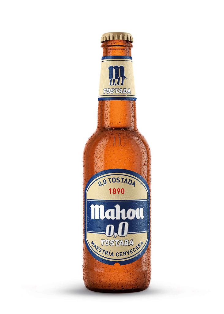 MAHOU 0,0 TOSTADA LATA 33CL