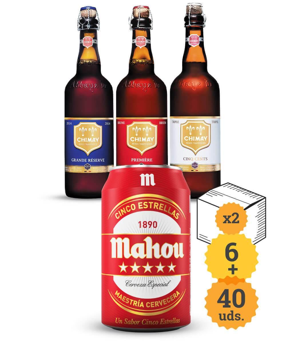 Mahou 5 Estrellas + Momento Gourmet de Abadía - Escerveza