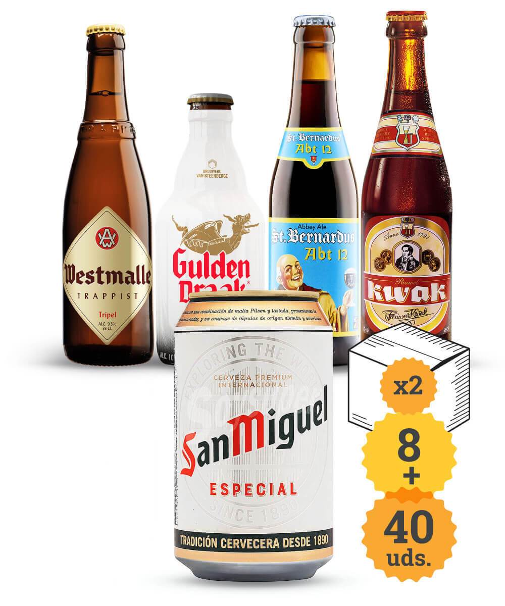 San Miguel + Descubrimientos belgas - Escerveza