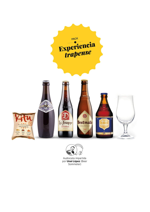 Cervezas trapenses con audiocata, pack experiencia - Escerveza