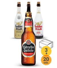 Estrella Galicia + Dragón de Oro Belga