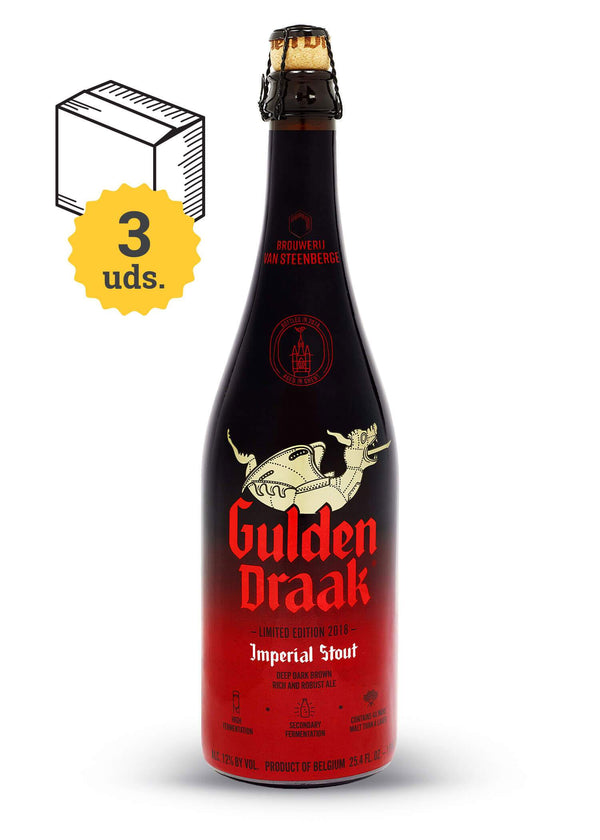 Gulden Draak Russian Imperial Stout (75 cl.) Botella Premium - Escerveza