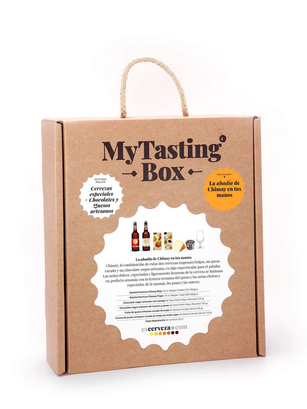 La abadia de Chimay en tus manos, pack gourmet cerveza - Escerveza