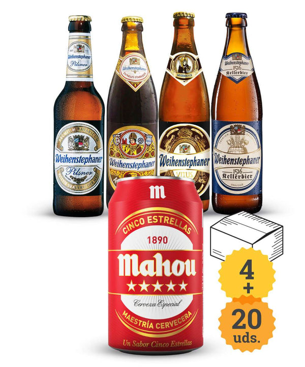 Mahou 5 Estrellas + La cervecera más antigua del mundo - Escerveza