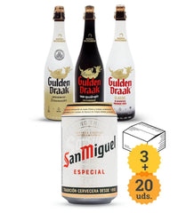 San Miguel + Dragón de Oro Belga