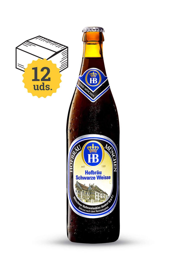 Hofbräu Schwarze Weisse 50 cl - Escerveza