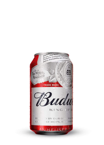 Budweiser, lata 33 cl. - Escerveza