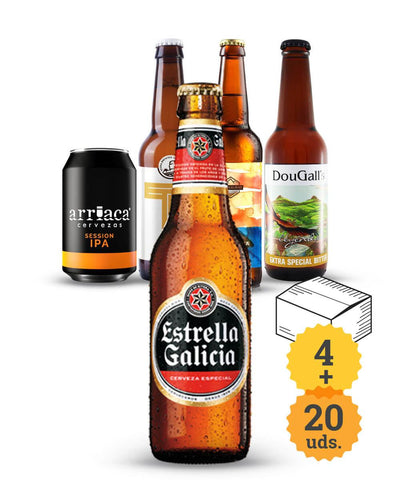 Estrella Galicia + Artesanas nacionales - Escerveza