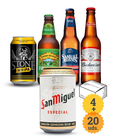 San Miguel + Top ventas americanas - Escerveza