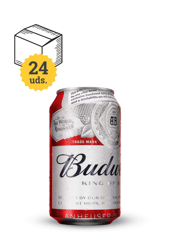 Budweiser, lata 33 cl. - Escerveza