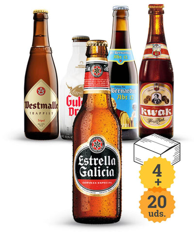 Estrella Galicia + Descubrimientos belgas - Escerveza