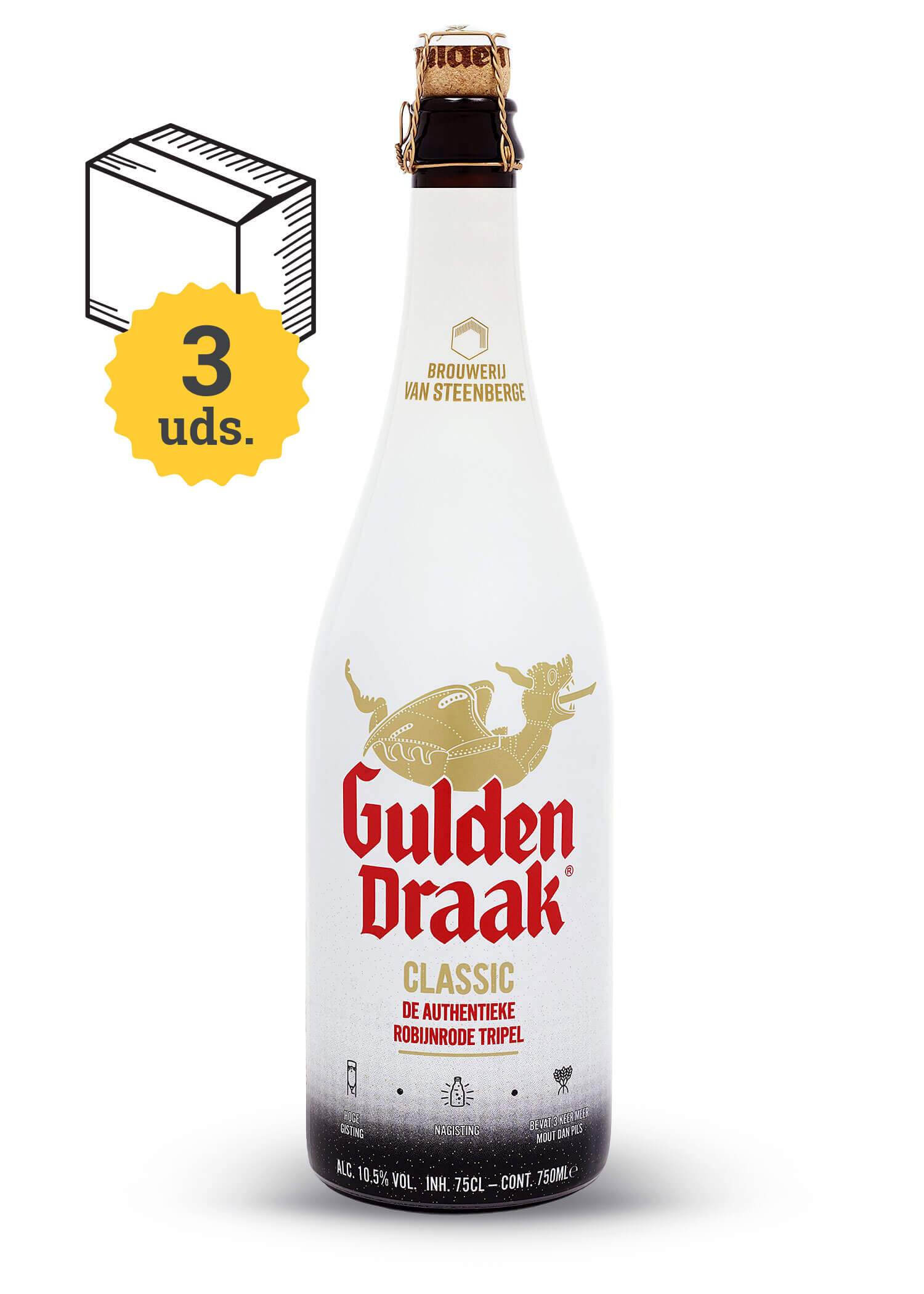 Vasos De Cerveza Gulden Draak Pokal - 330 Ml, Pack De 2, Oficial De La Marca, No Aptos Para Lavavajillas