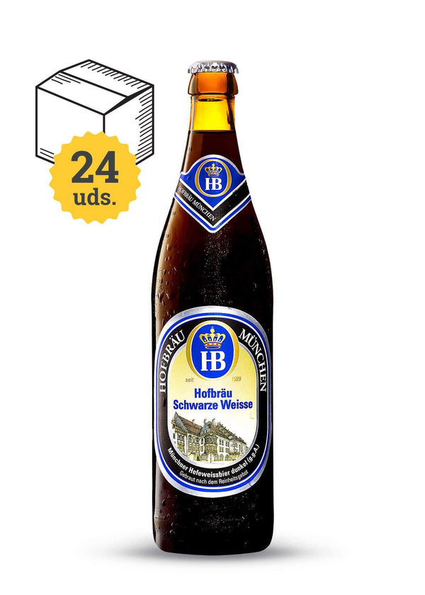 Hofbräu Schwarze Weisse 50 cl - Escerveza