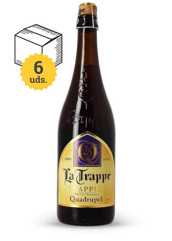 La Trappe Quadrupel (75 cl.) Botella Premium - Escerveza