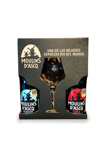 Lo mejor de Moulins Dascq + copa 33 cl - Escerveza