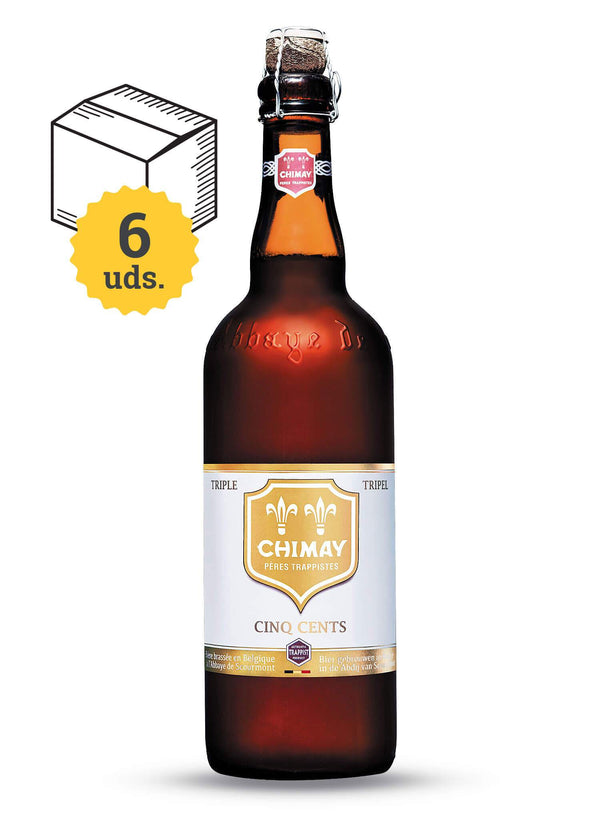 Chimay Tripel (75 cl.) Botella Premium - Escerveza